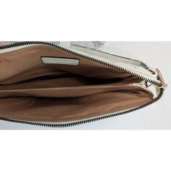 Nicole Miller Cream Crossbody Shoulder Bag With Coin Purse - Picture 6 of 13